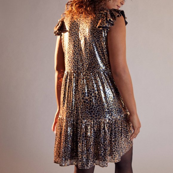 Anthropologie Joella Sequined Mini Dress - Picture 7 of 8